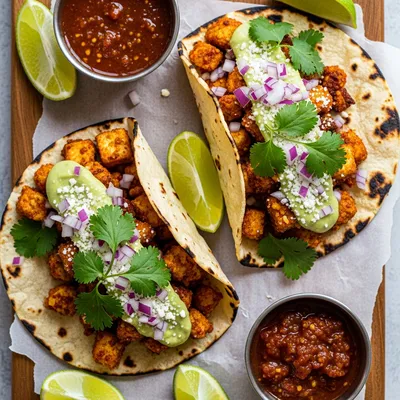Vegan Street Style Tofu Tacos