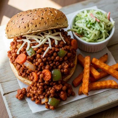 Vegan Lentil Sloppy Joes