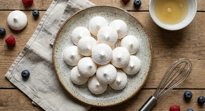 Classic Vegan Aquafaba Meringue Cookies