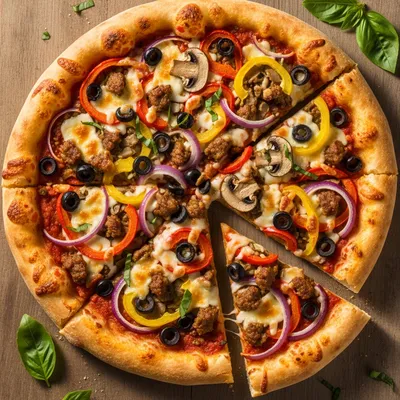 Ultimate Vegan Supreme Pizza