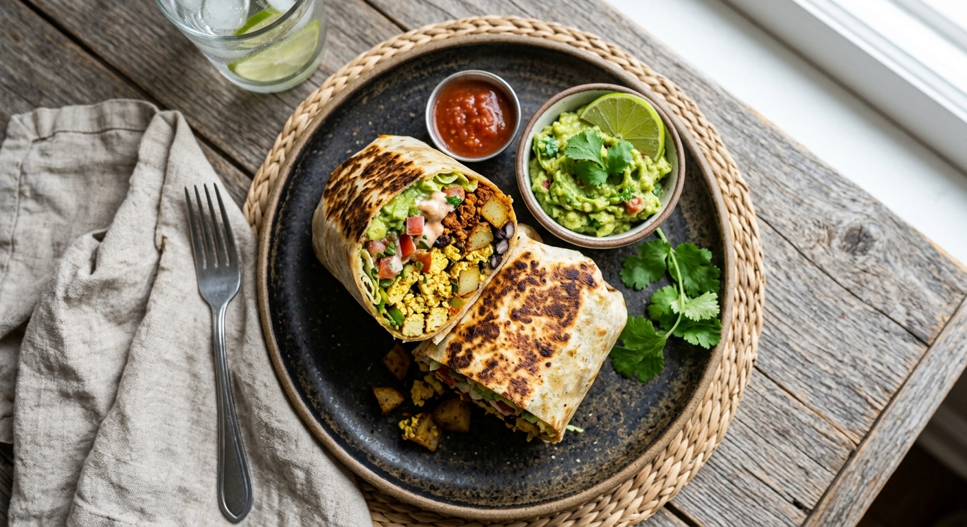 Wholely Mole Vegan Breakfast Burrito