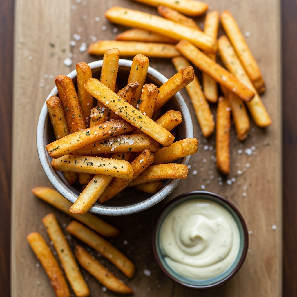 Vegan Toaster Oven Air Fryer French Fries