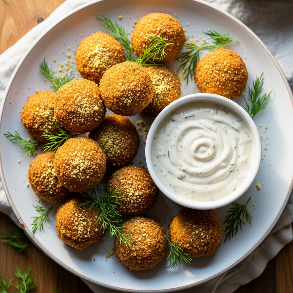 Vegan Zucchini Poppers