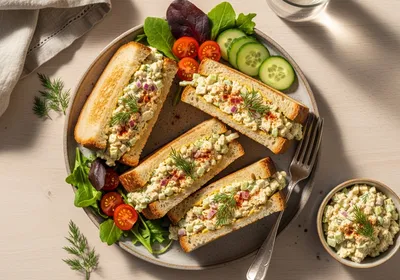 No Tariff Tofu-Salad Sandwiches