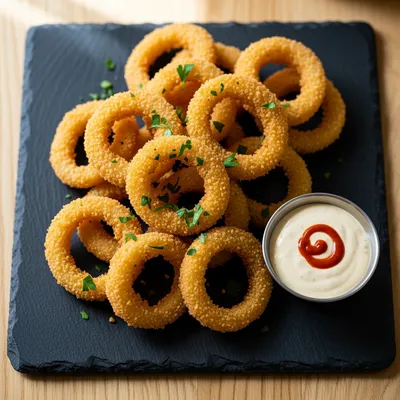 Crispy Vegan Baked Onion Rings