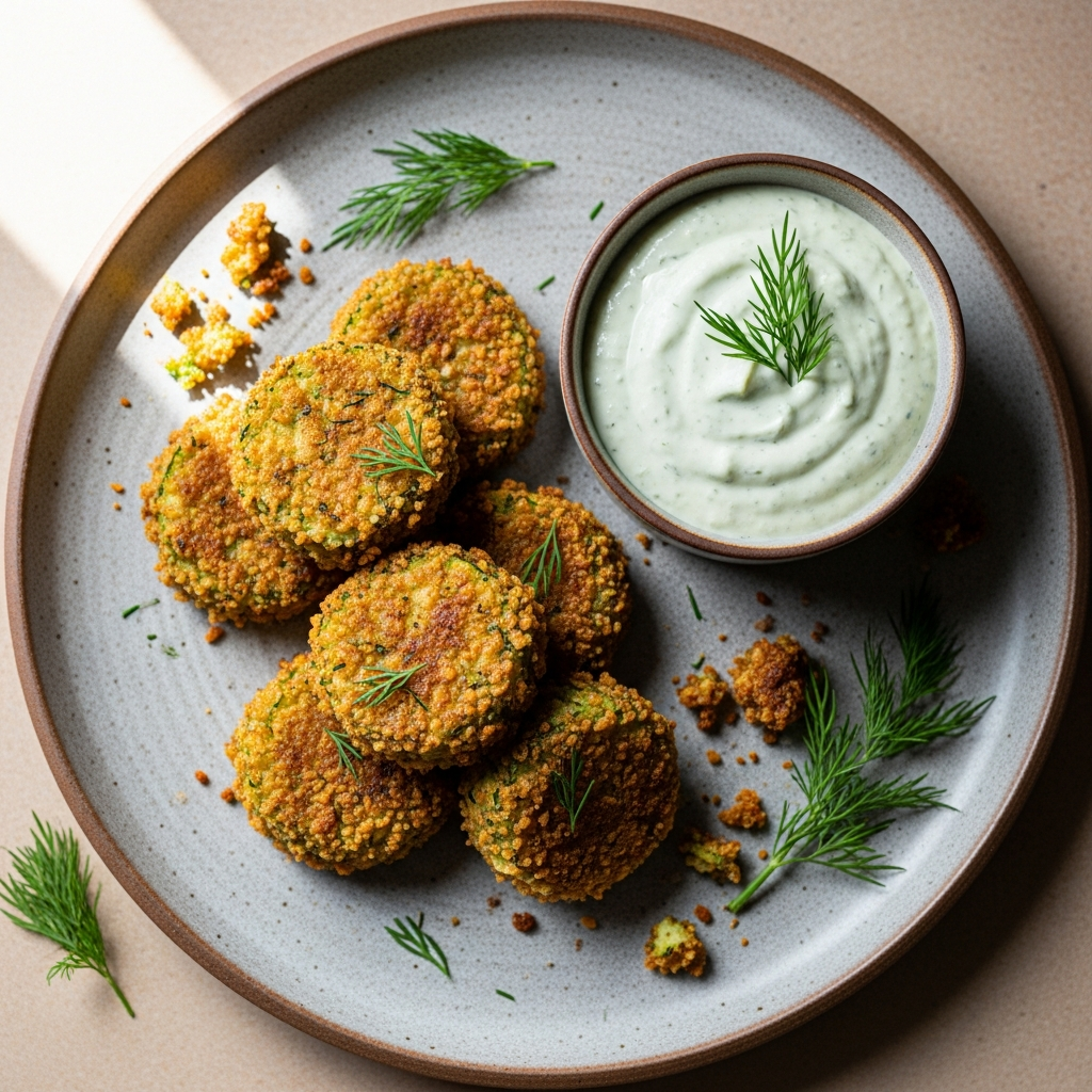 Vegan Zucchini Poppers