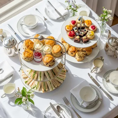Vegan High Tea Service for Four