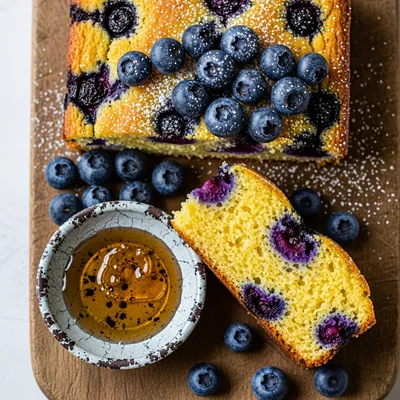 Adam's Vegan Blueberry Cornbread