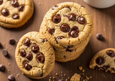 Classic Vegan Chocolate Chip Cookies