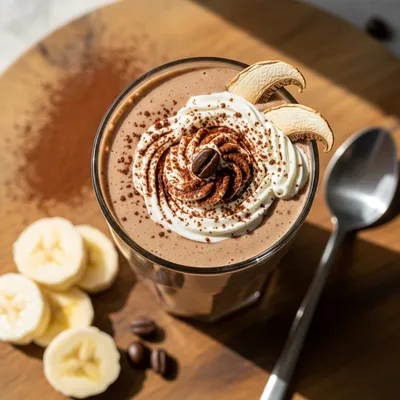 Vegan Mushroom Coffee Protein Smoothie