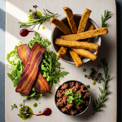 Vegan Seitan Three Ways