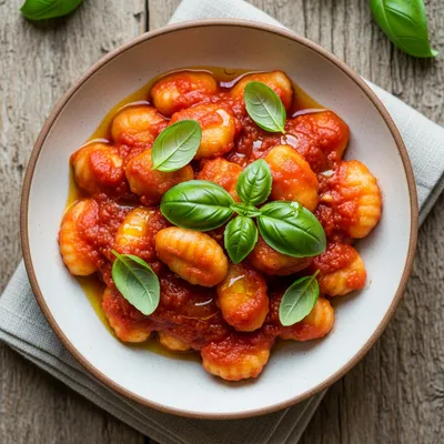 Vegan Gnocchi with Tomato Sauce